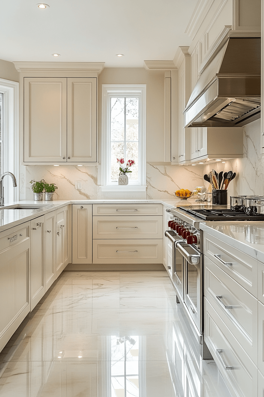 29 Antique White Kitchen Cabinets That Turn Kitchens into Happy Spaces antique home decor ideas
