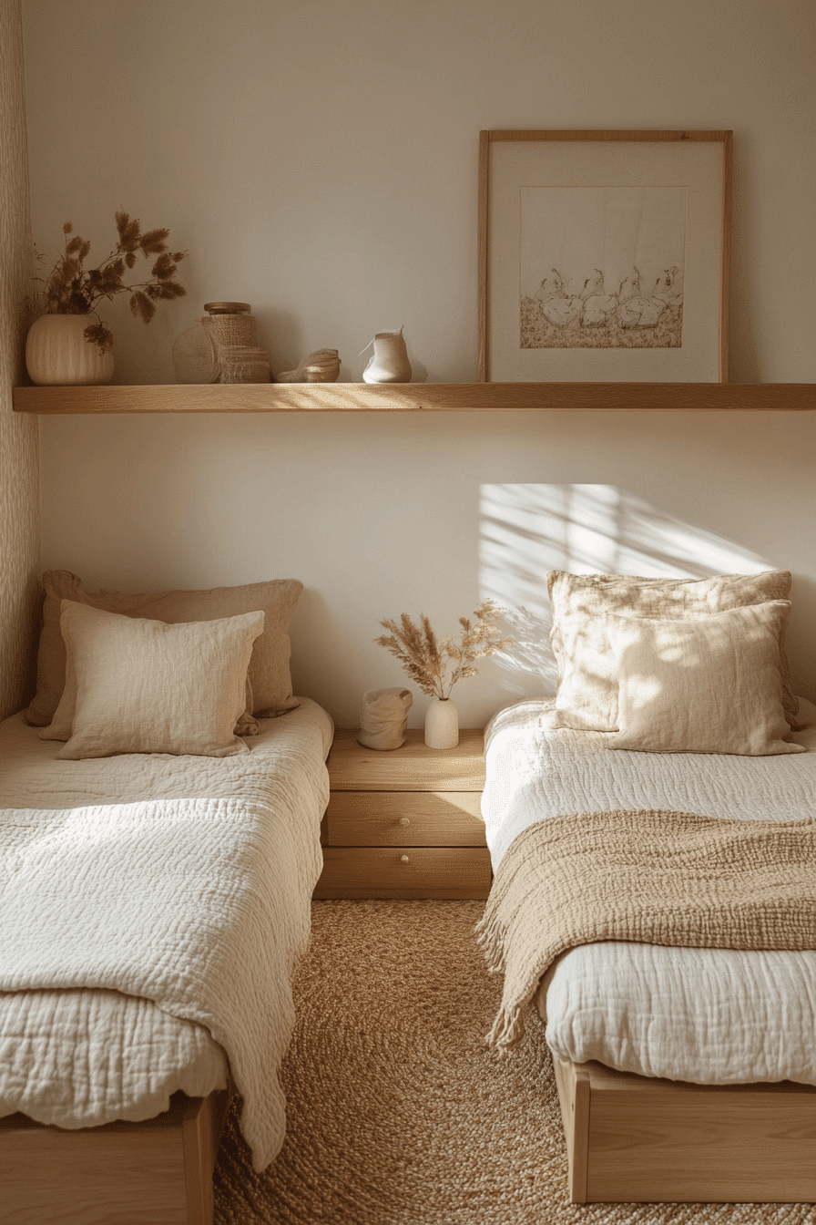 boy and girl shared bedroom