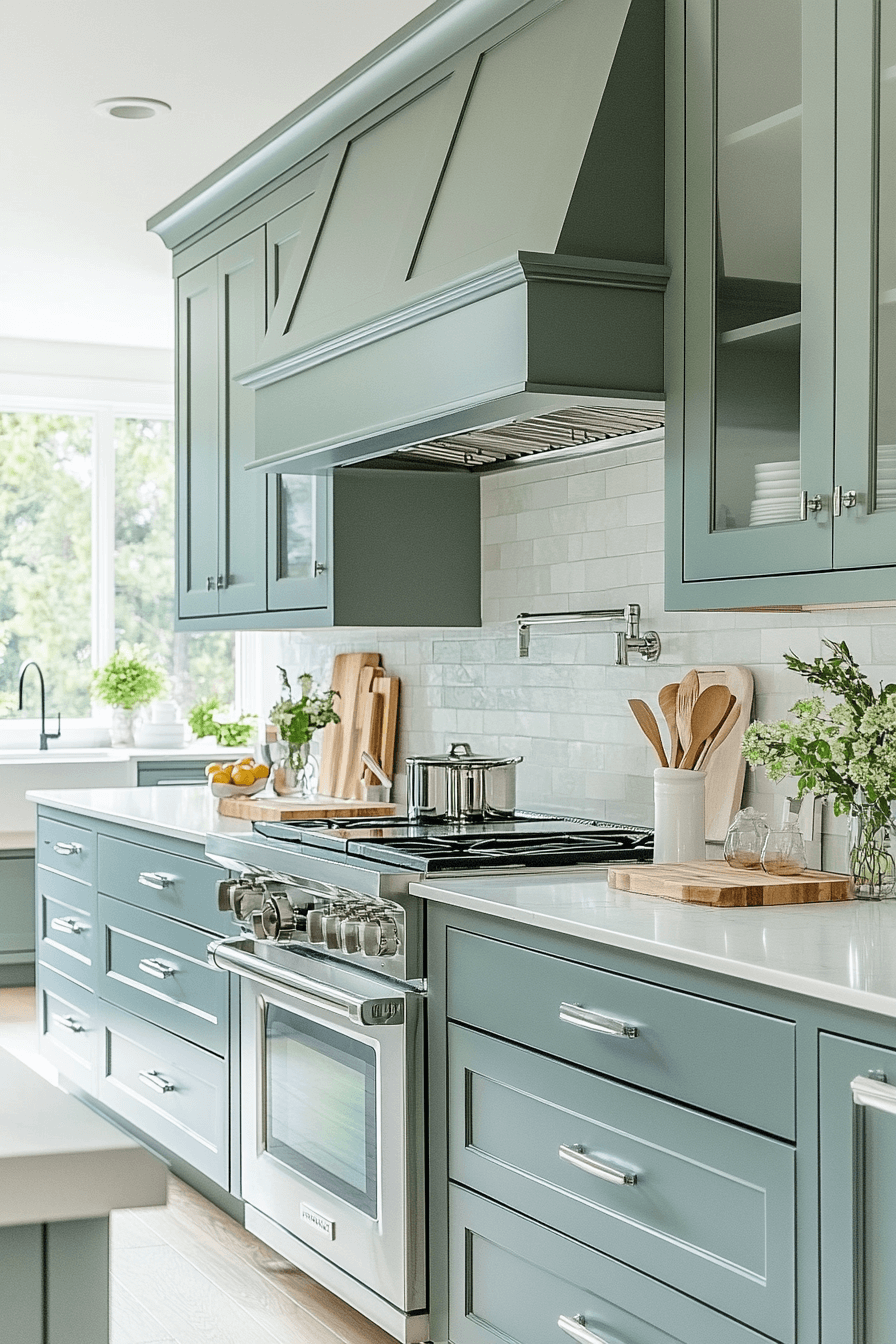29 Sage Green Kitchen Cabinets That Brighten Everyday Living boy and girl shared bedroom