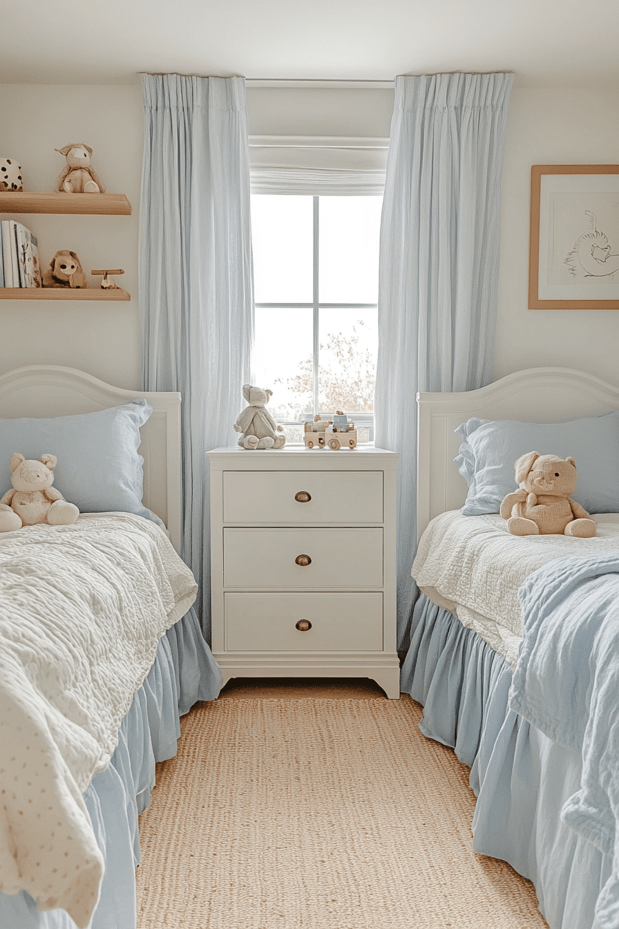 boy and girl shared bedroom