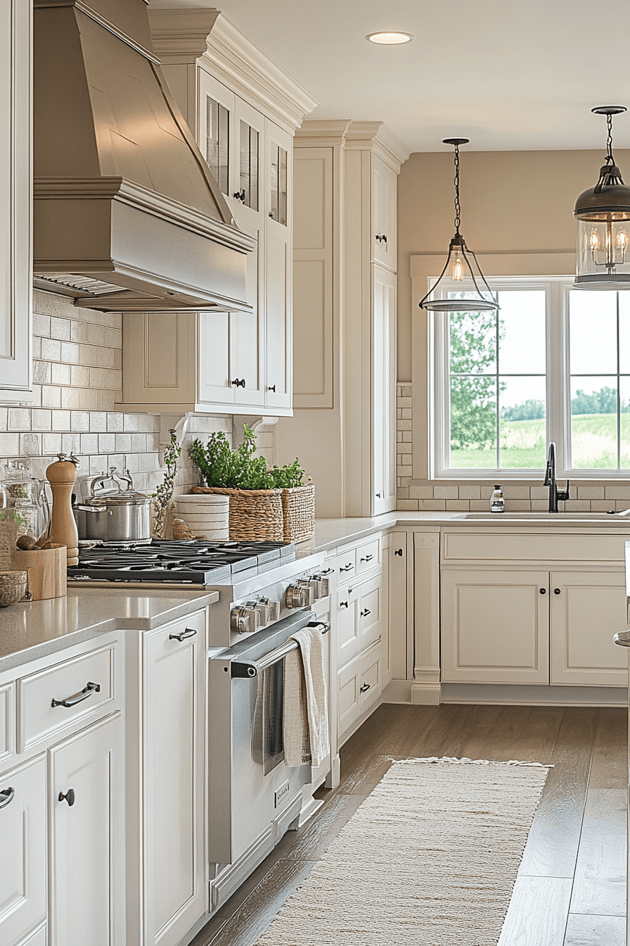 29 Antique White Kitchen Cabinets That Turn Kitchens into Happy Spaces antique home decor ideas