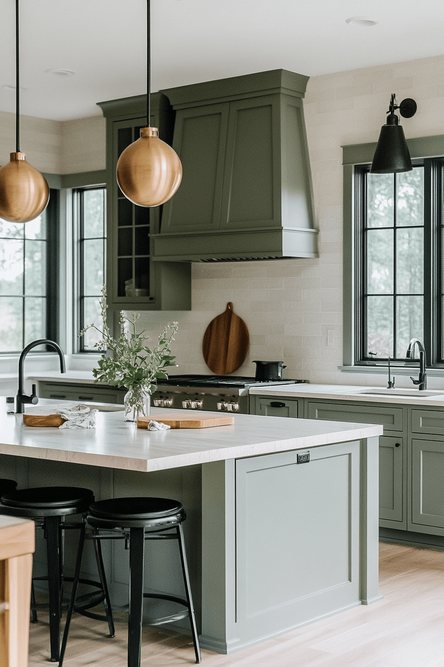 29 Sage Green Kitchen Cabinets That Brighten Everyday Living boy and girl shared bedroom