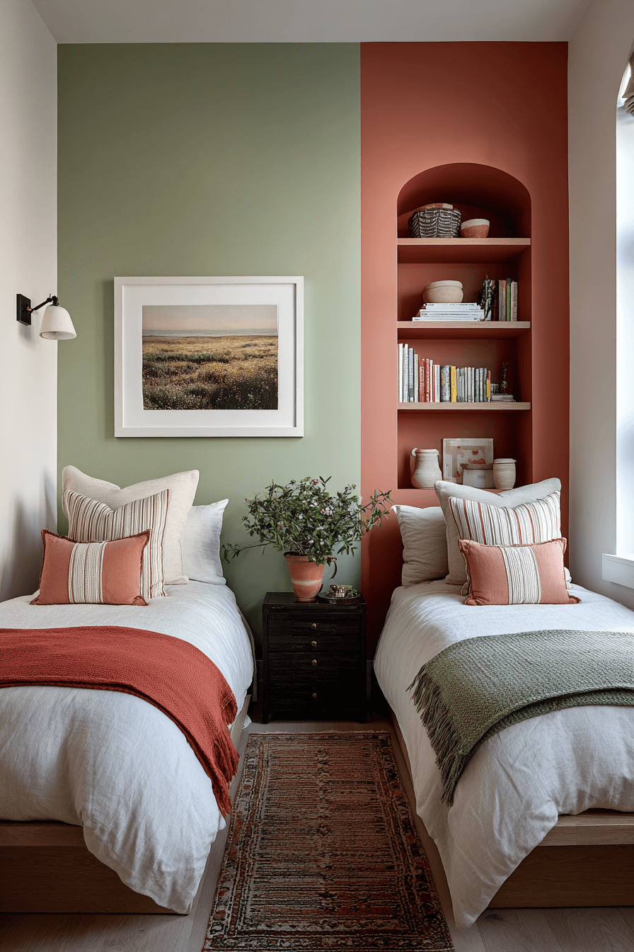 boy and girl shared bedroom