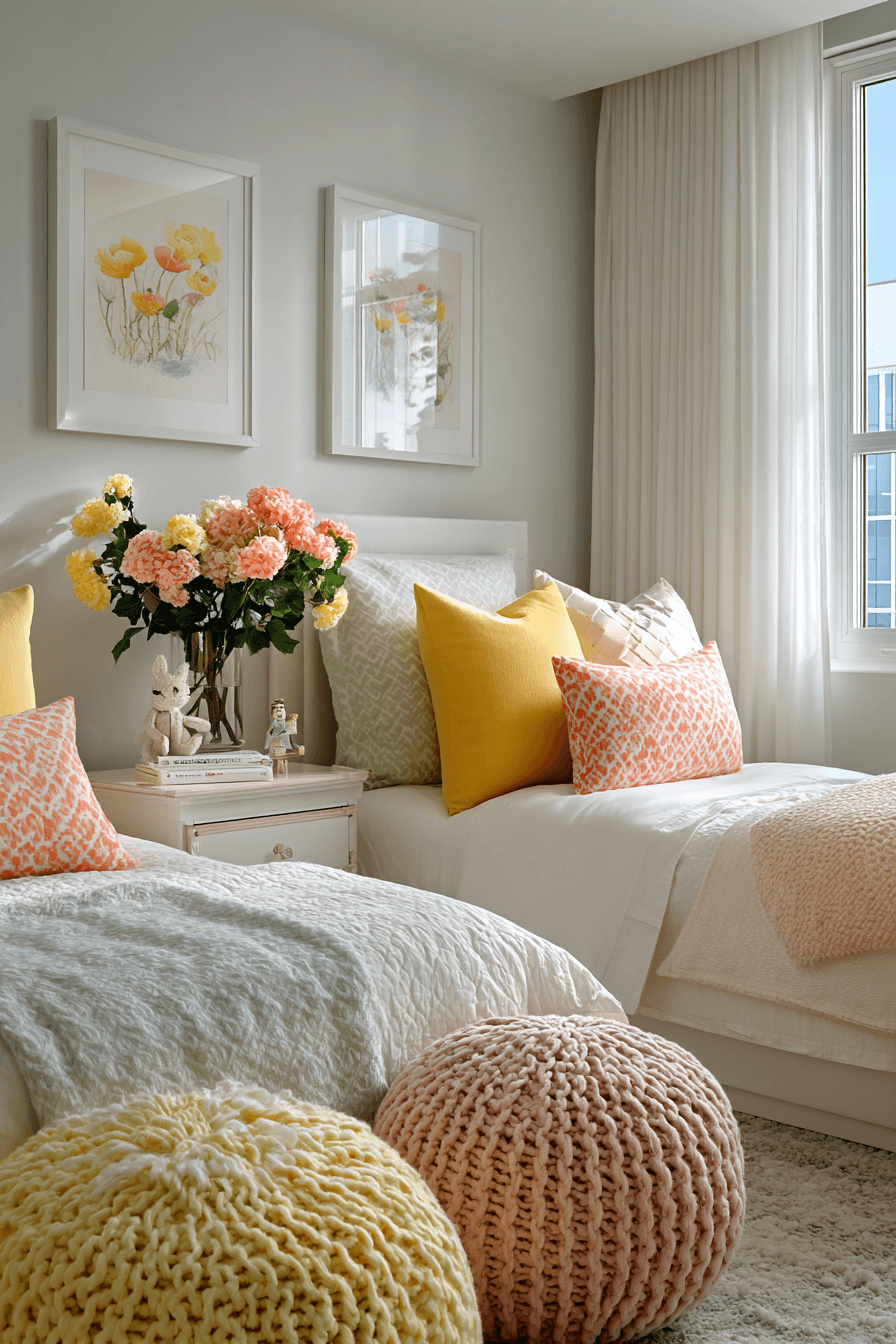 boy and girl shared bedroom