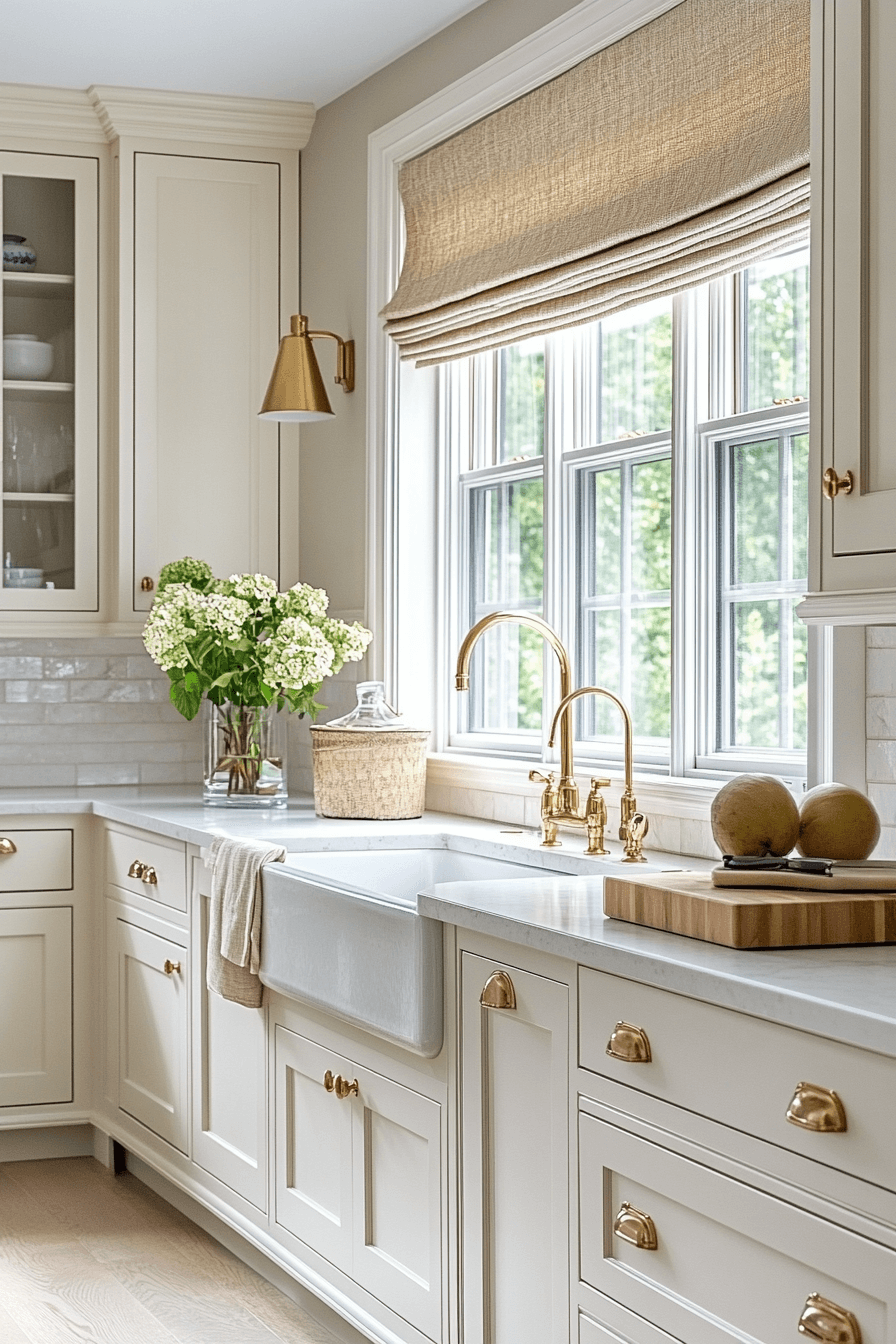 29 Antique White Kitchen Cabinets That Turn Kitchens into Happy Spaces antique home decor ideas