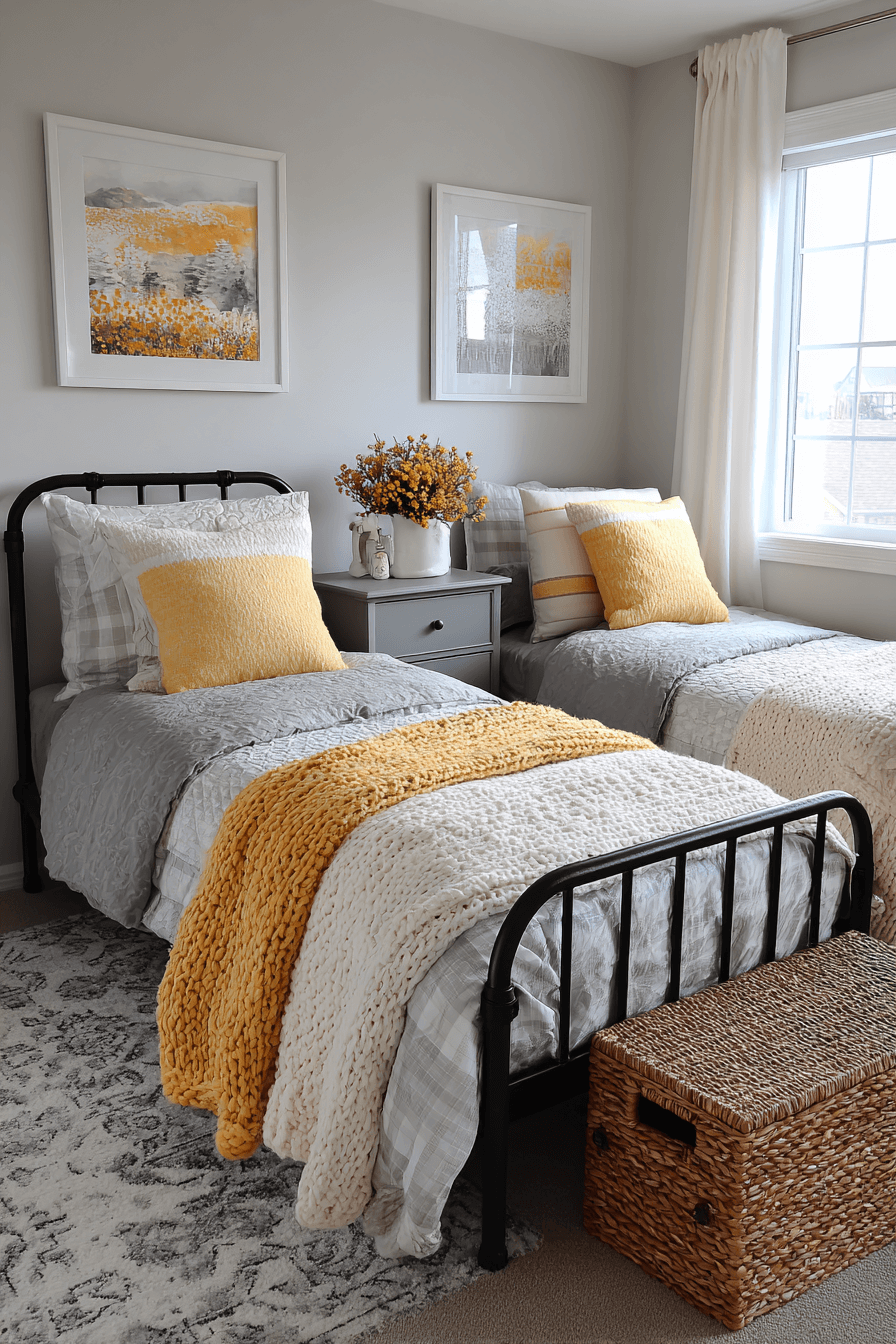 boy and girl shared bedroom