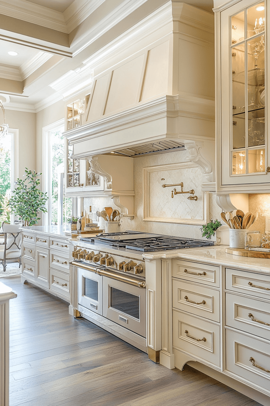 29 Antique White Kitchen Cabinets That Turn Kitchens into Happy Spaces antique home decor ideas