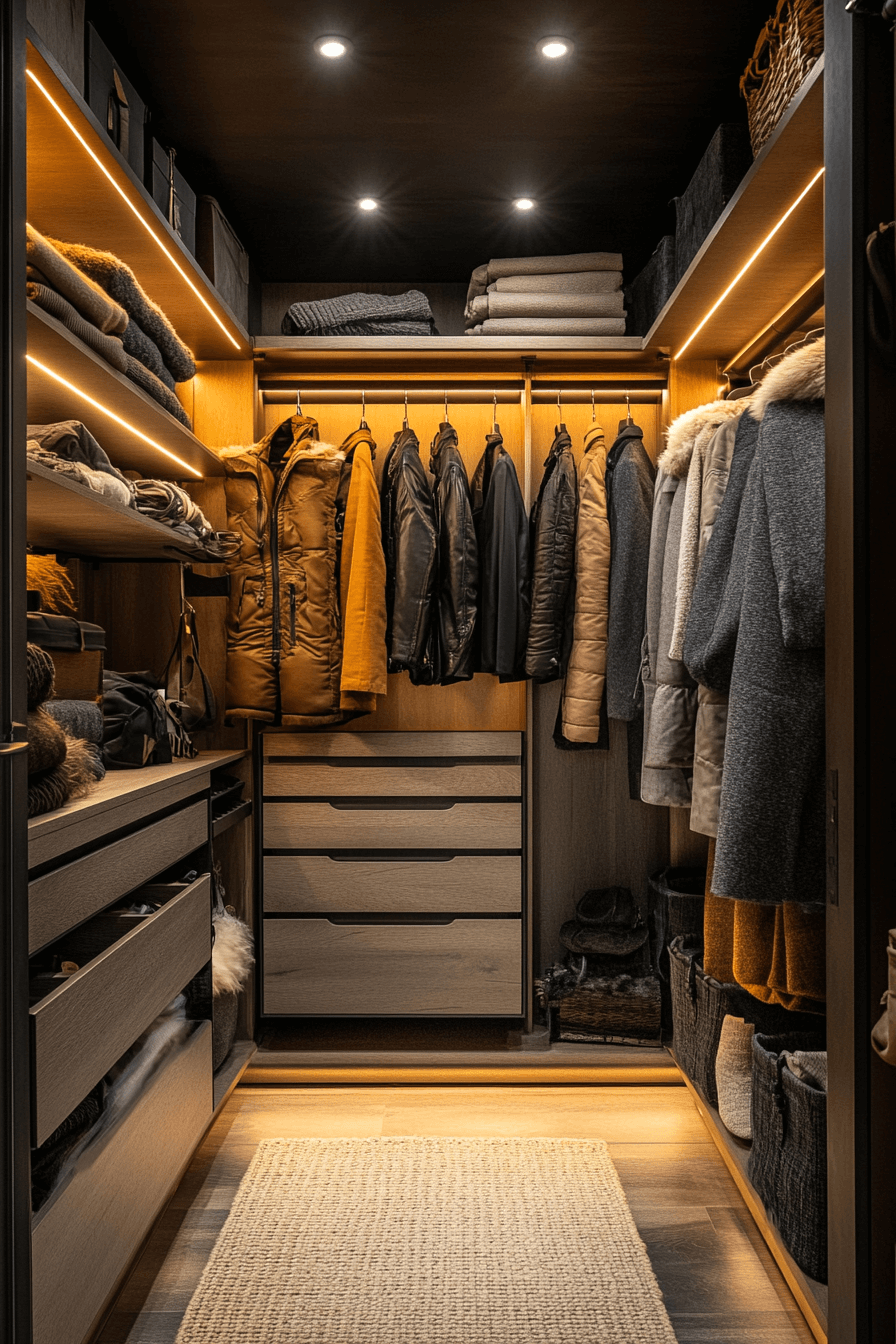 small walk in closet ideas
