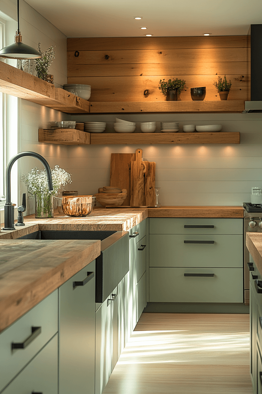 29 Sage Green and Wood Kitchen Ideas That Make Kitchens Feel Happy boy and girl shared bedroom