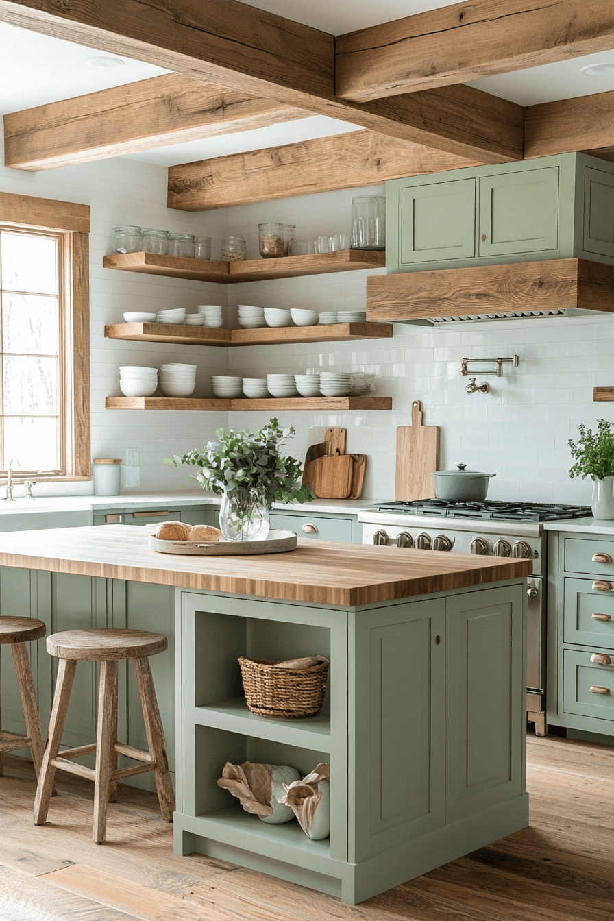 29 Sage Green and Wood Kitchen Ideas That Make Kitchens Feel Happy boy and girl shared bedroom