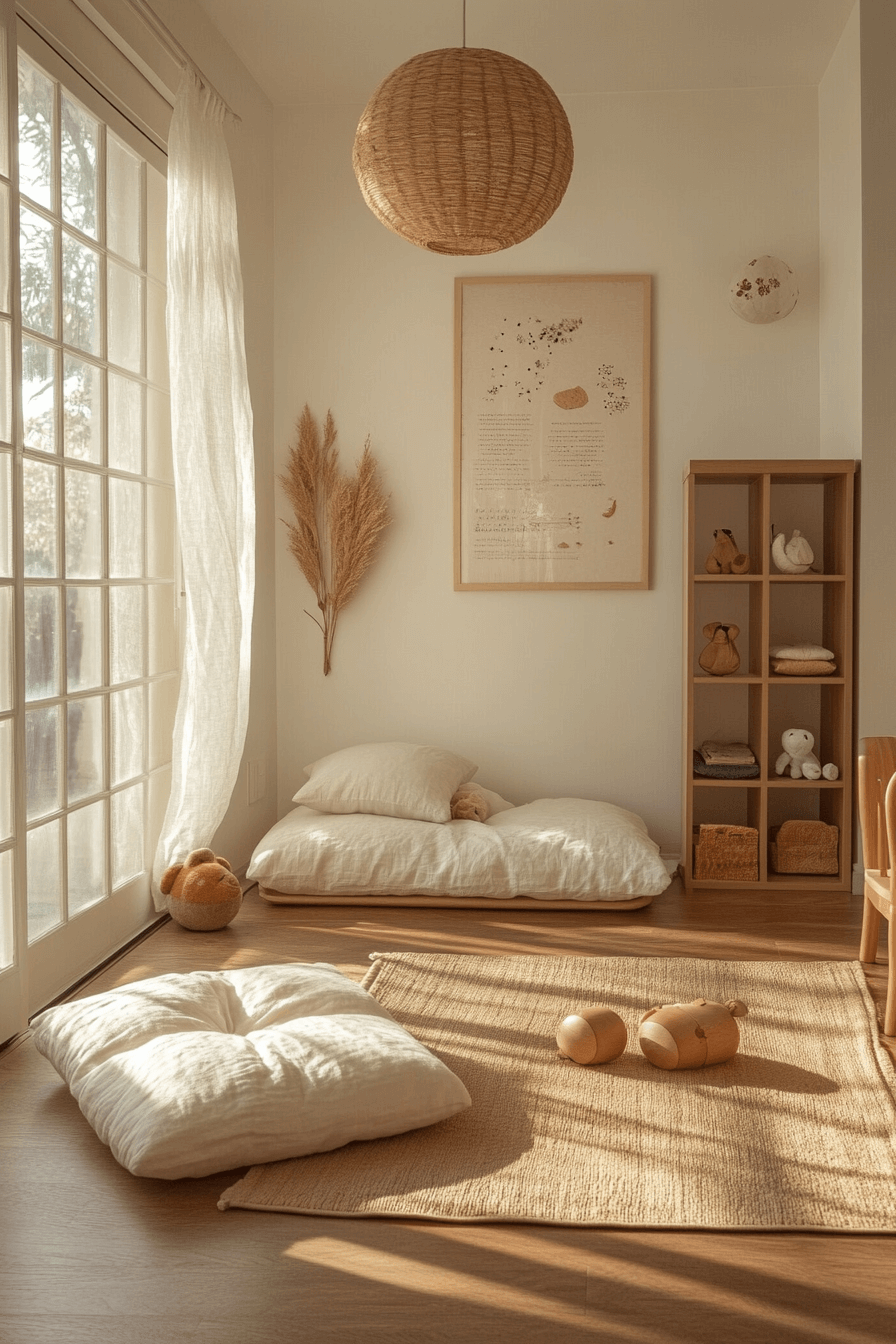 29 Japandi Kids Room Ideas for a Soft Happy Home japandi kids room