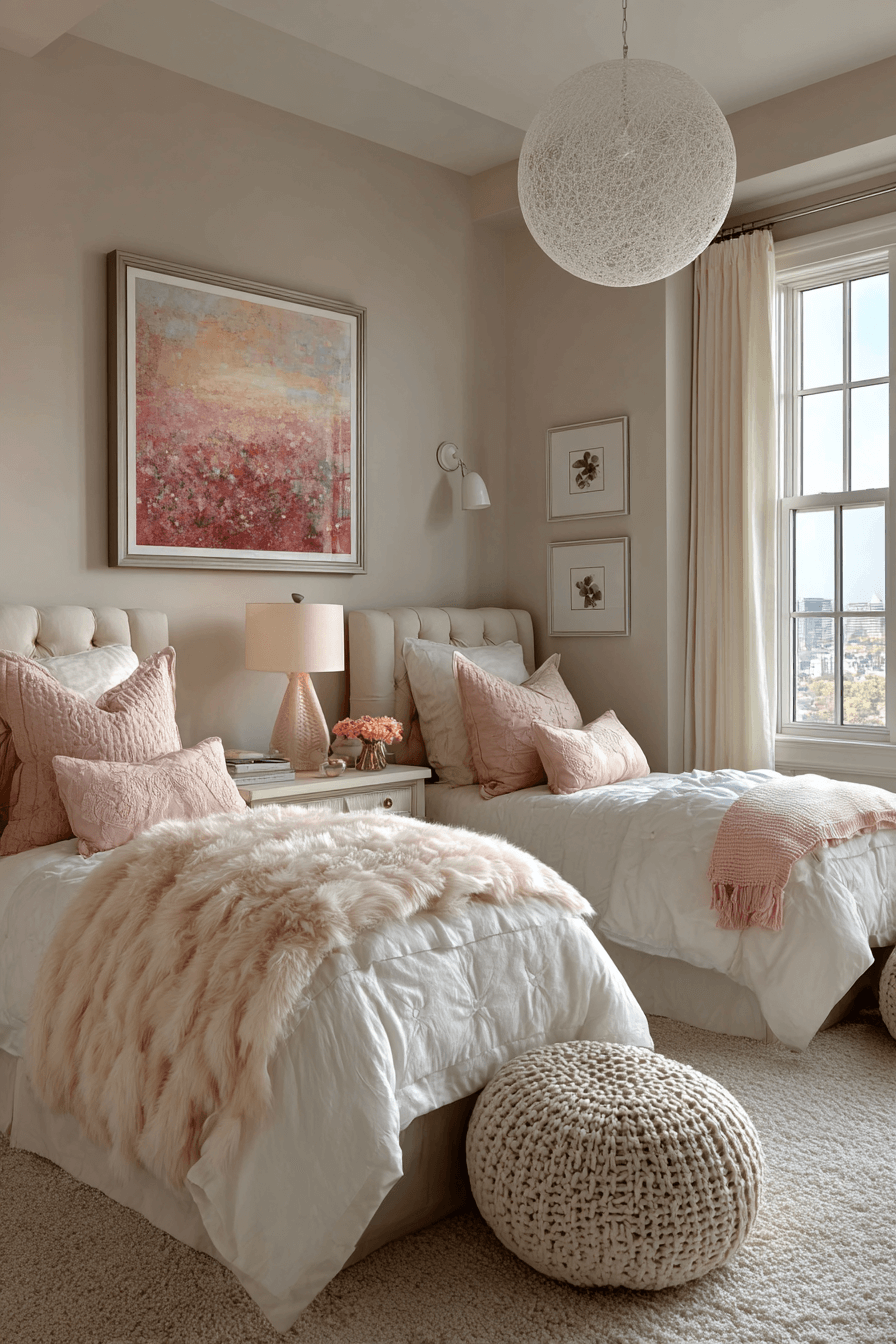 boy and girl shared bedroom