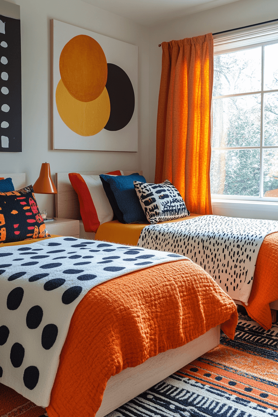 boy and girl shared bedroom