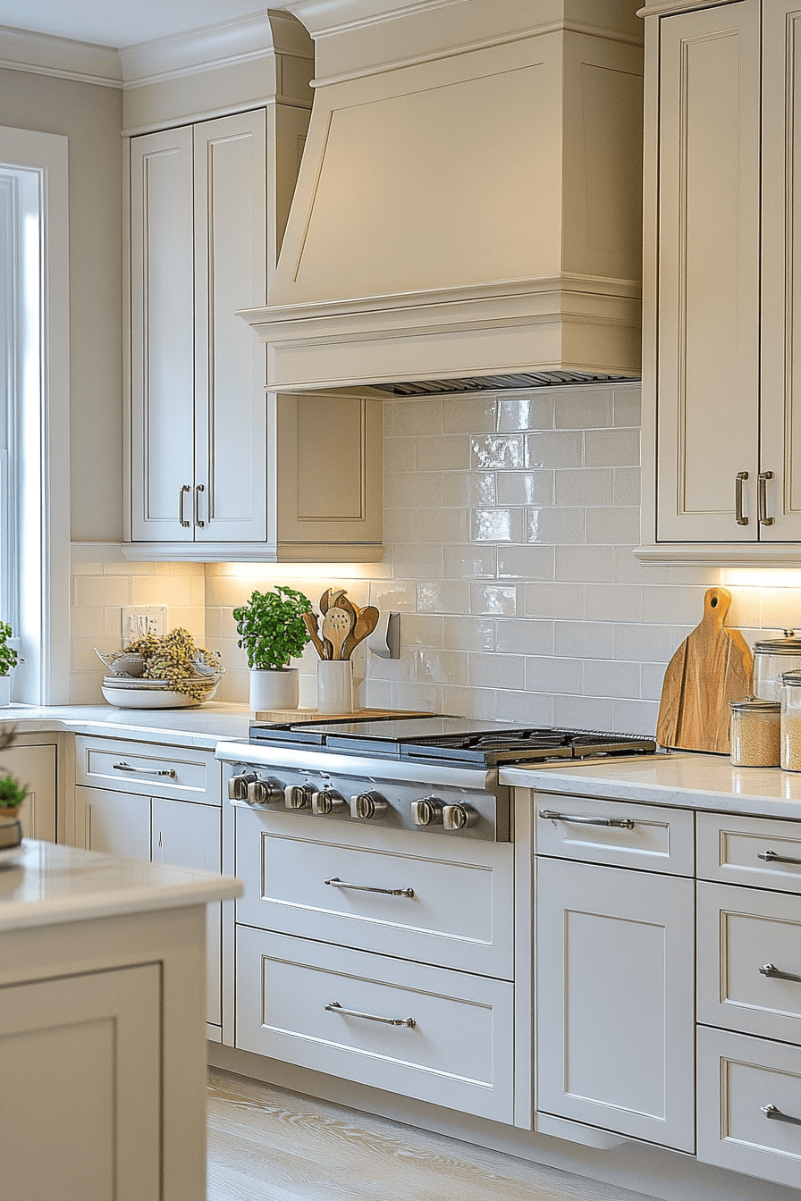 29 Antique White Kitchen Cabinets That Turn Kitchens into Happy Spaces antique home decor ideas