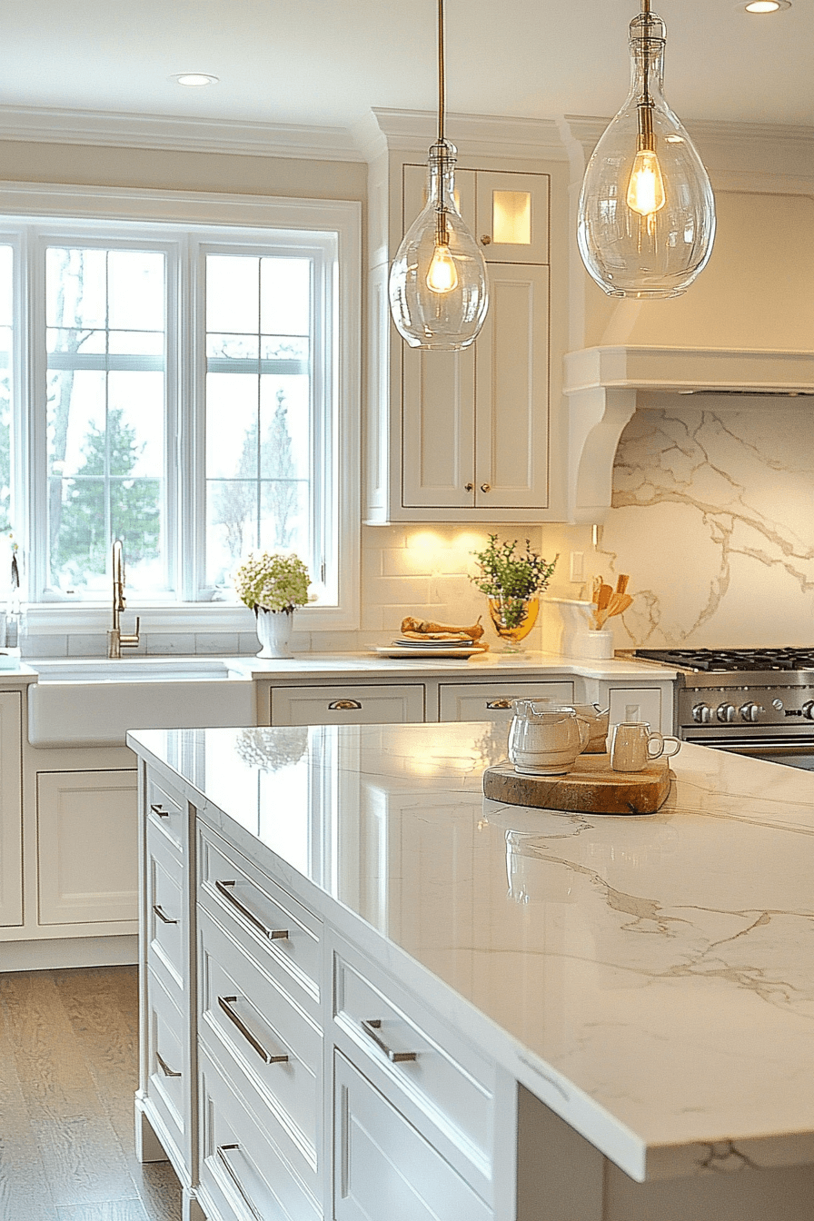 29 Antique White Kitchen Cabinets That Turn Kitchens into Happy Spaces antique home decor ideas
