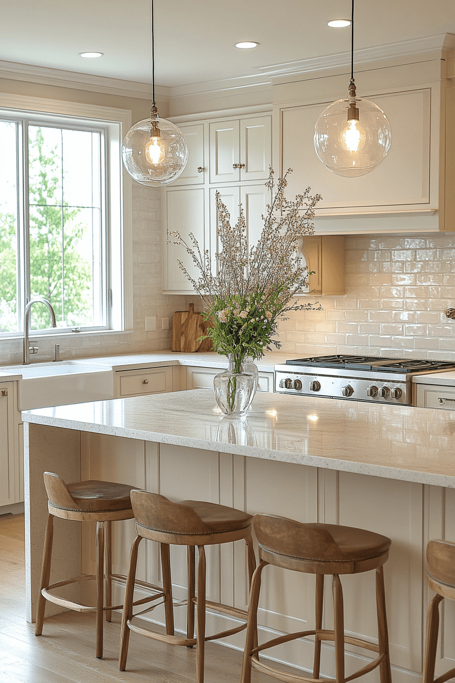 29 Antique White Kitchen Cabinets That Turn Kitchens into Happy Spaces antique home decor ideas