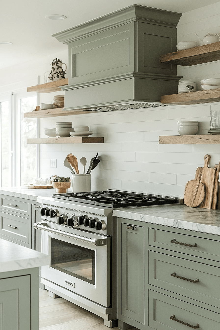 29 Sage Green Kitchen Cabinets That Brighten Everyday Living boy and girl shared bedroom