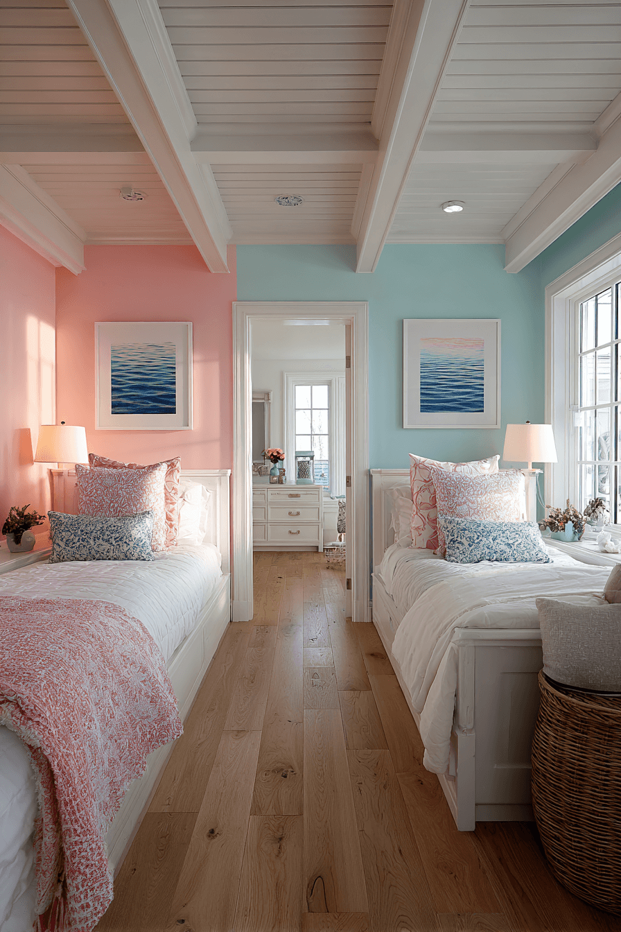 boy and girl shared bedroom