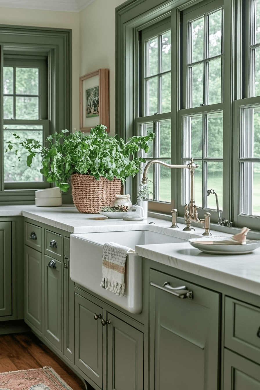 29 Sage Green Kitchen Cabinets That Brighten Everyday Living boy and girl shared bedroom