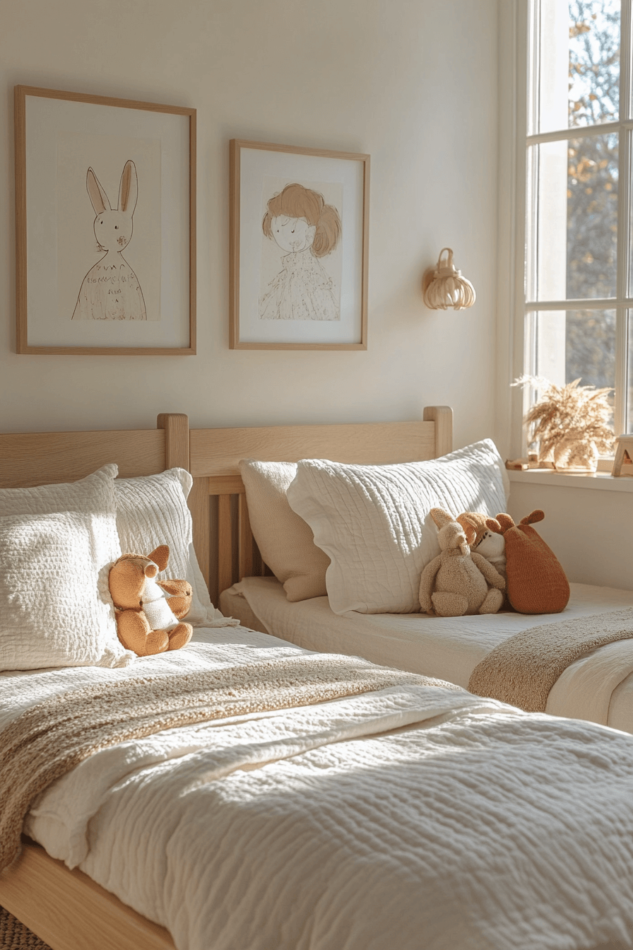 boy and girl shared bedroom