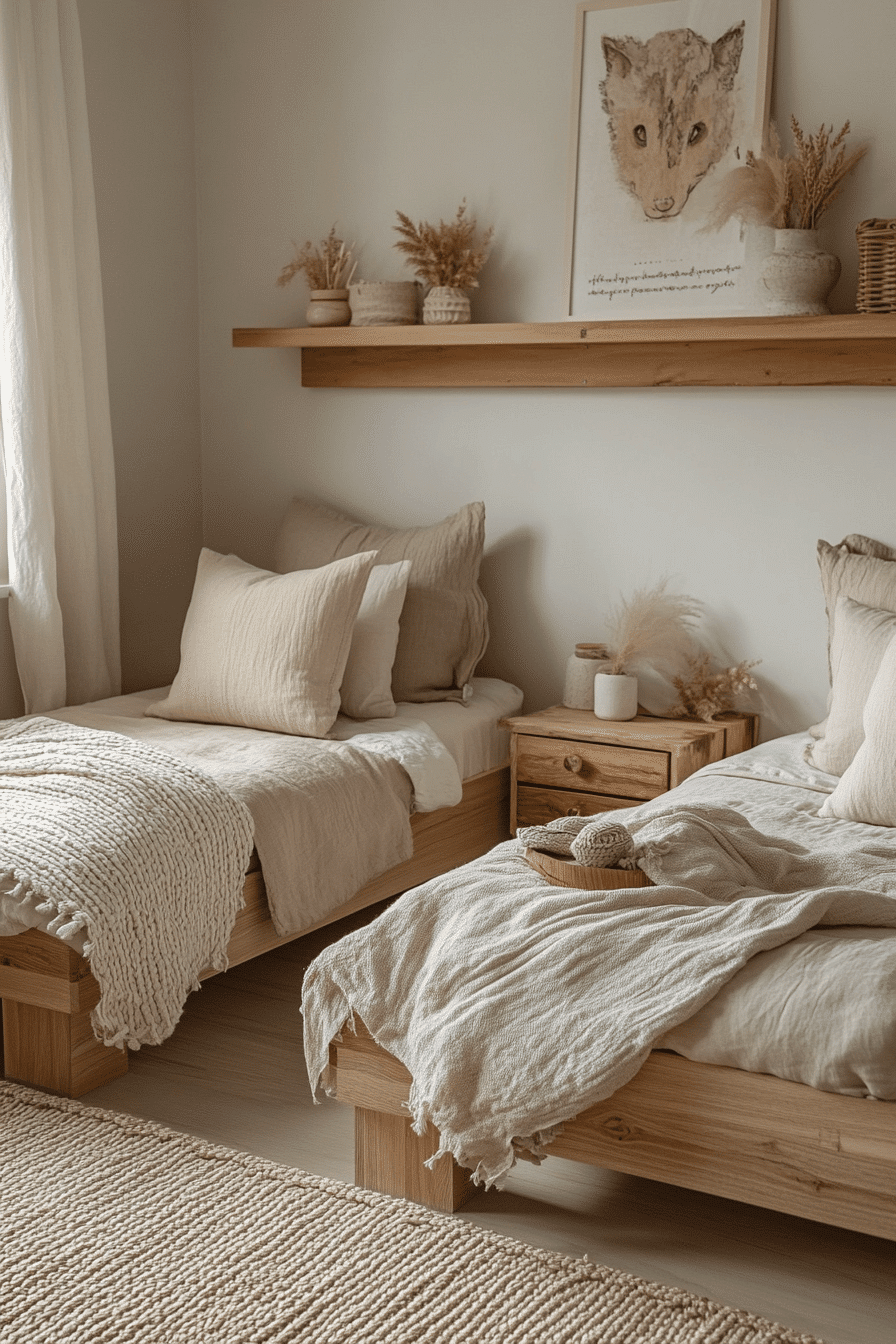 boy and girl shared bedroom