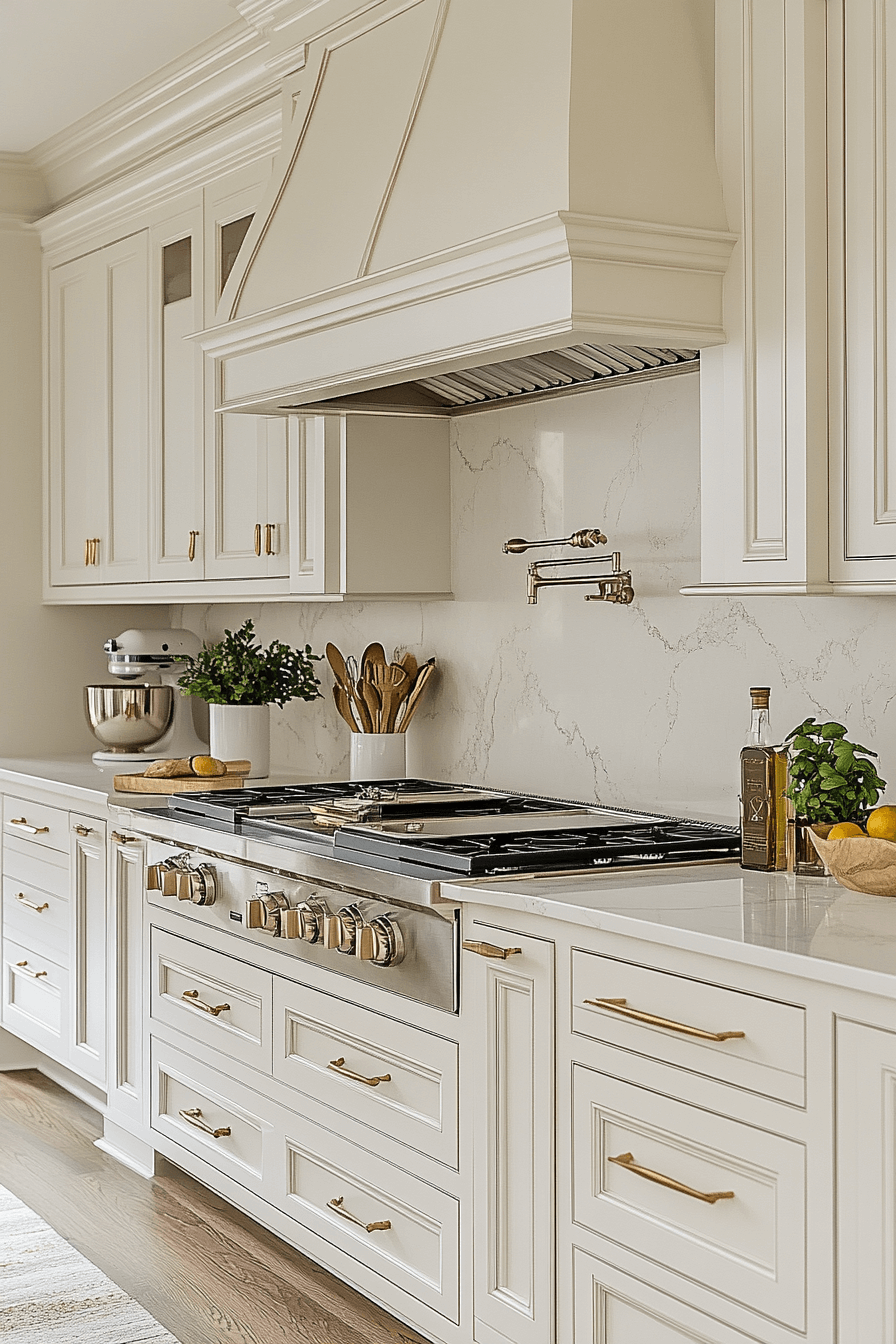 29 Antique White Kitchen Cabinets That Turn Kitchens into Happy Spaces antique home decor ideas