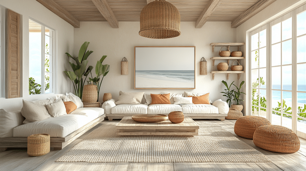 coastal farmhouse decor