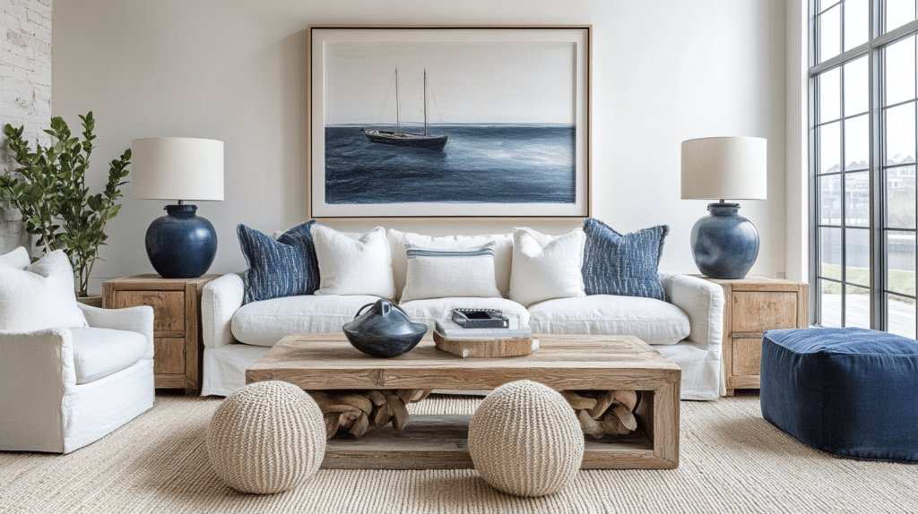 modern coastal living room