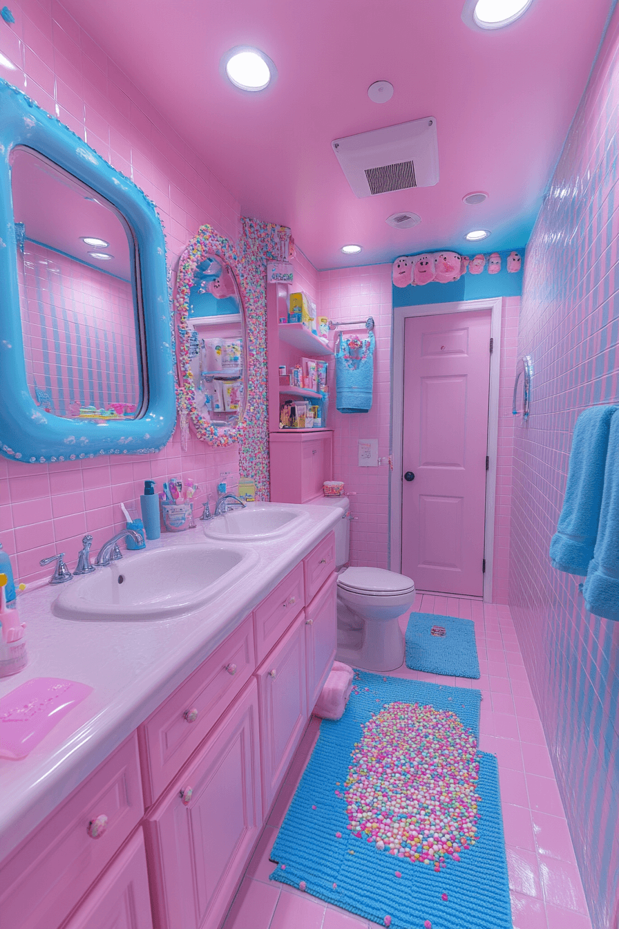 dopamine decor bathroom