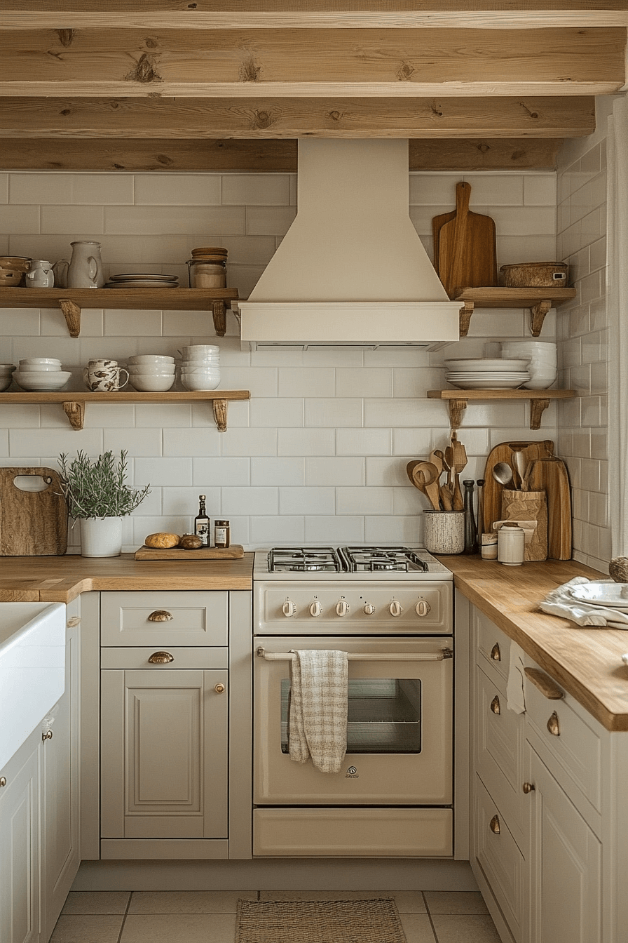 tiny cottage kitchen