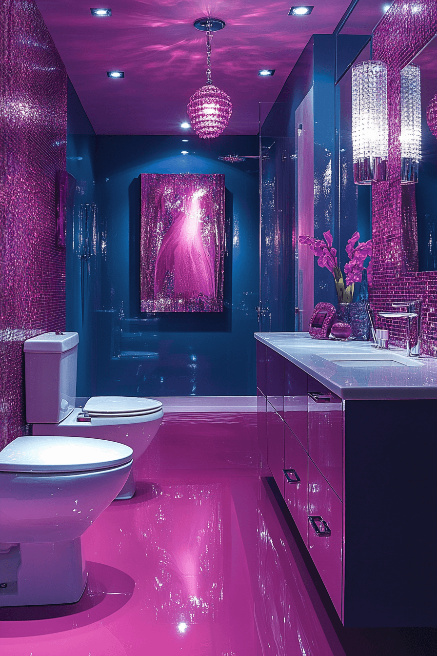 dopamine decor bathroom