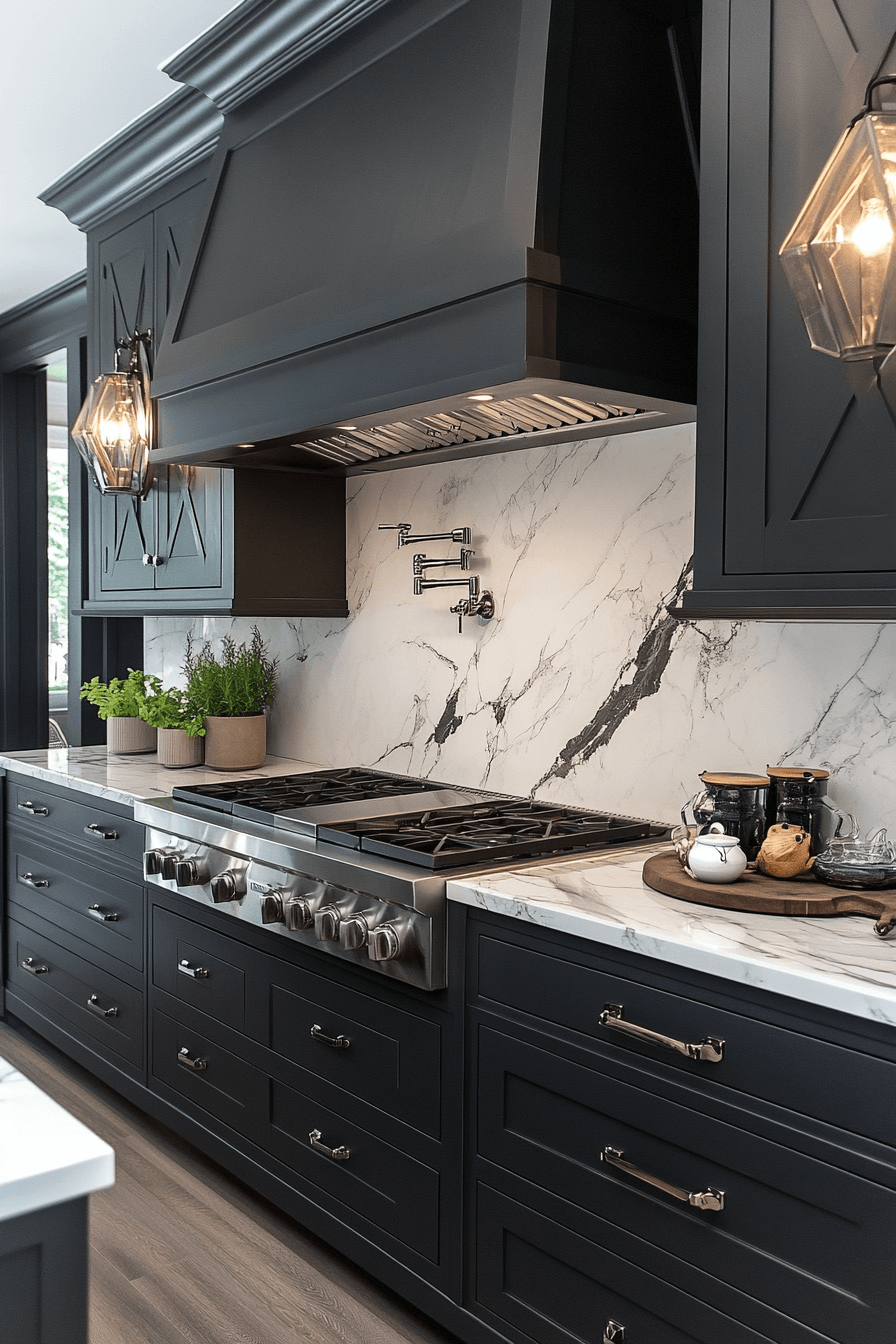 marble backsplash kitchen