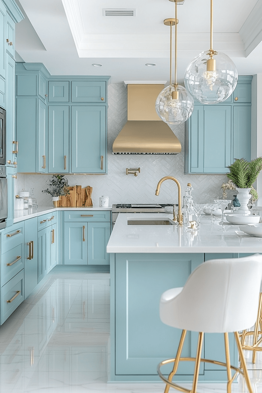 Olive Green Cabinets Kitchen