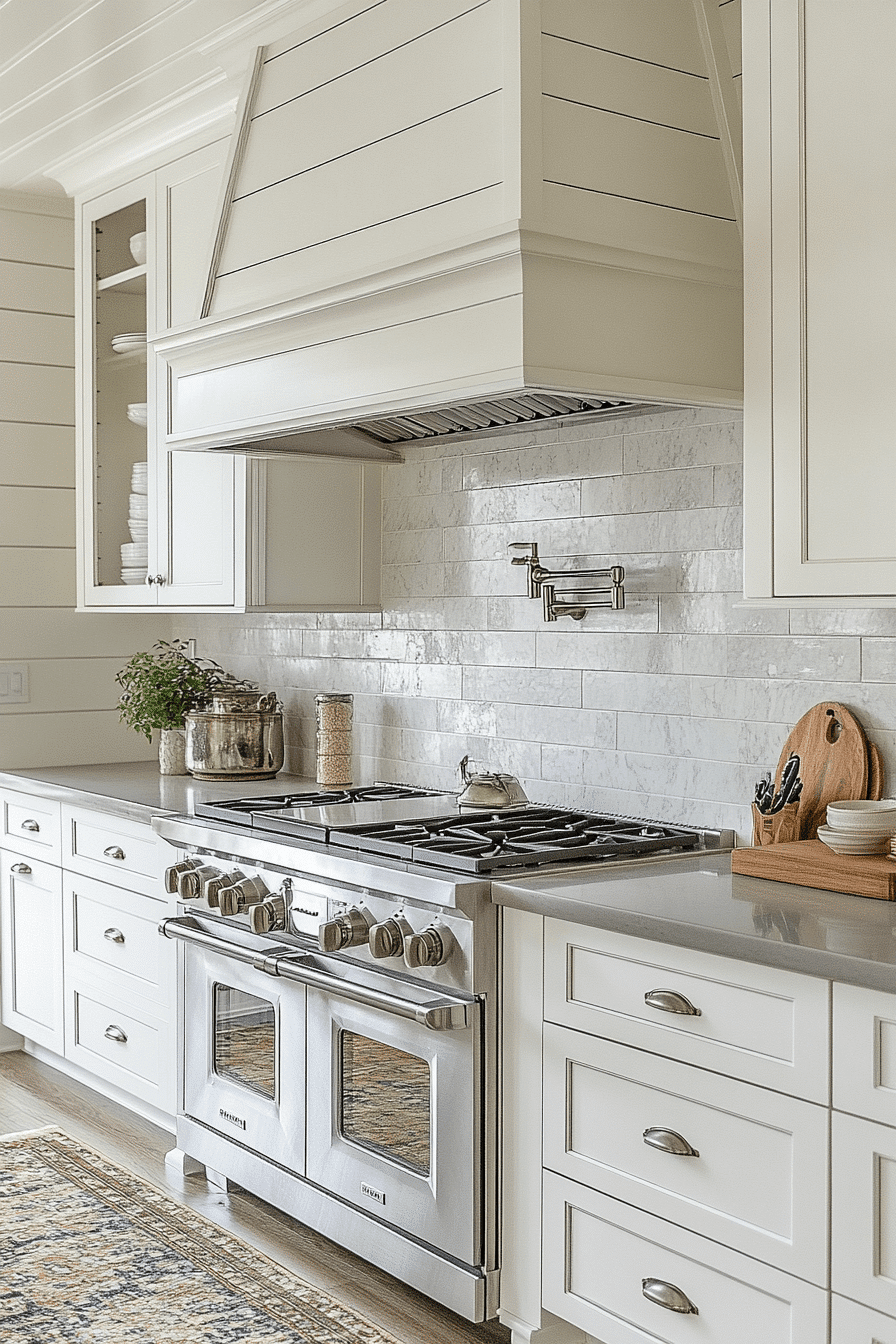 shiplap backsplash kitchen