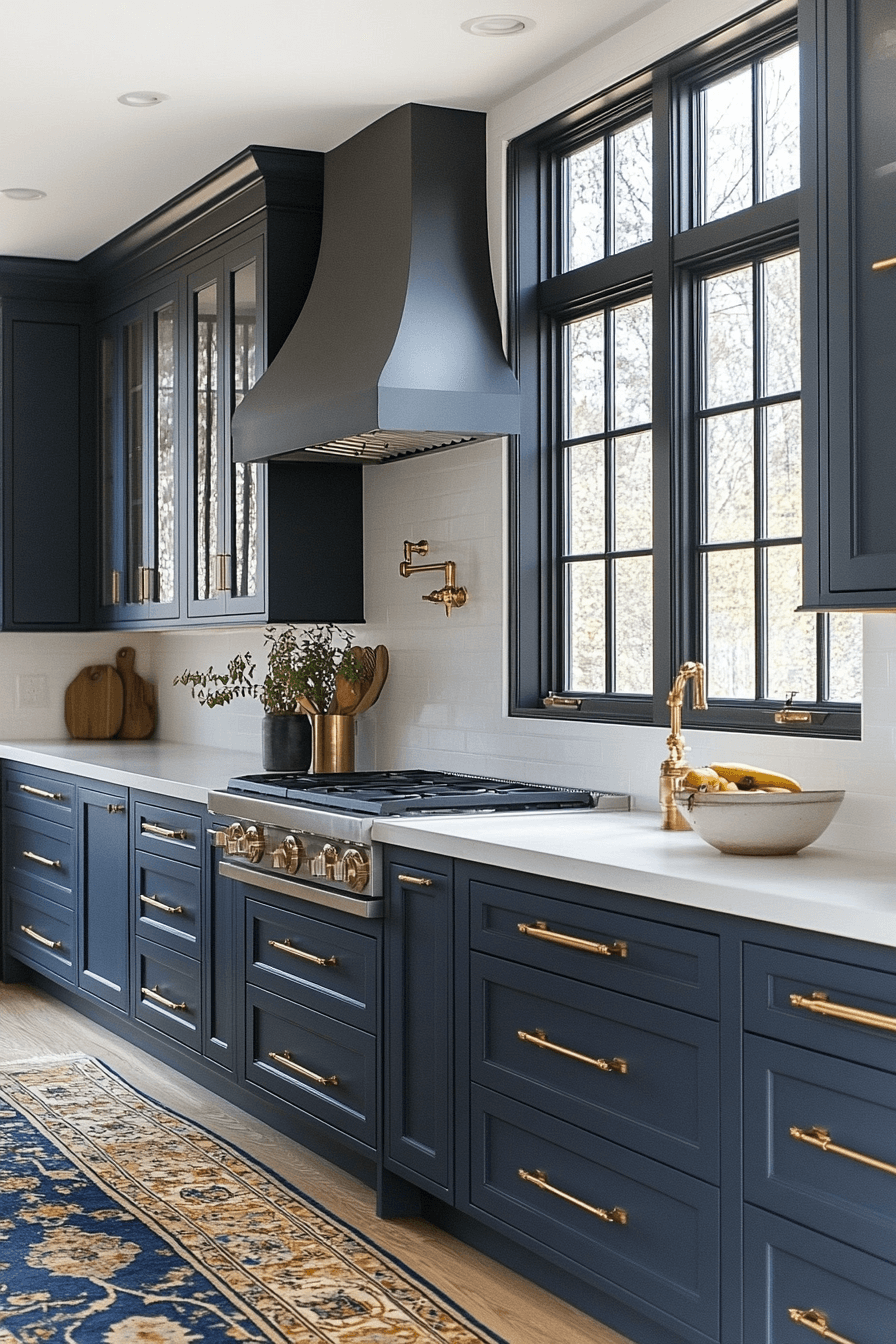 Olive Green Cabinets Kitchen