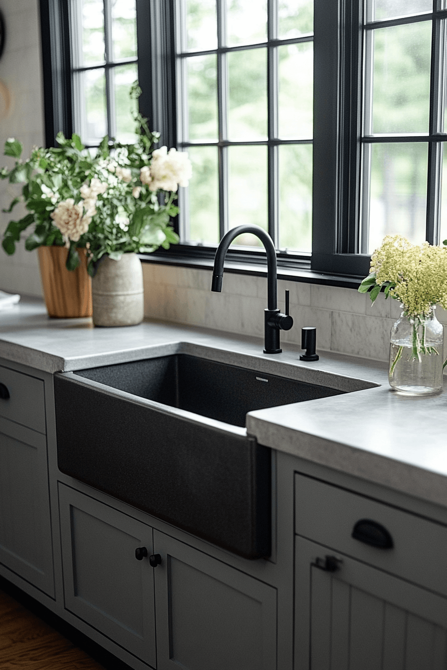 Olive Green Cabinets Kitchen