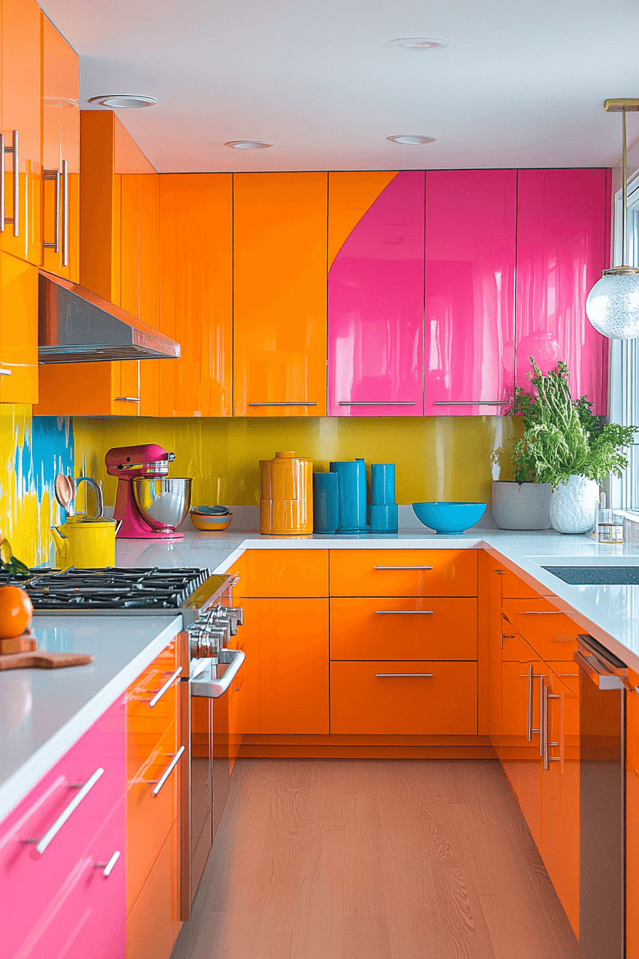 dopamine decor kitchen