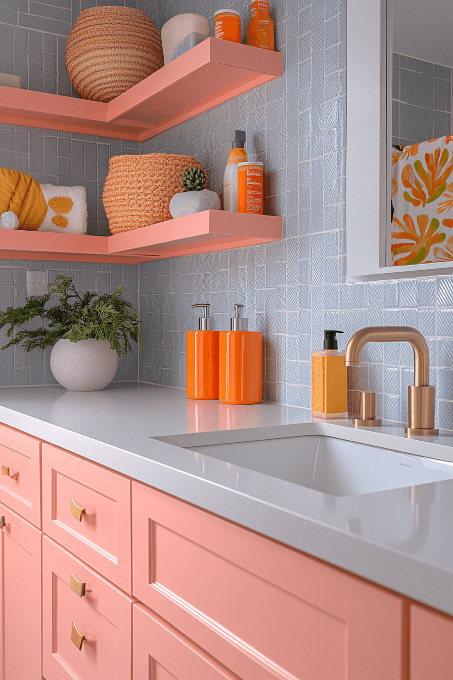 dopamine decor bathroom