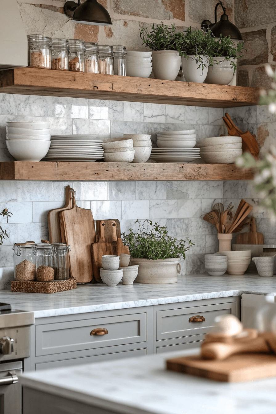 marble backsplash kitchen