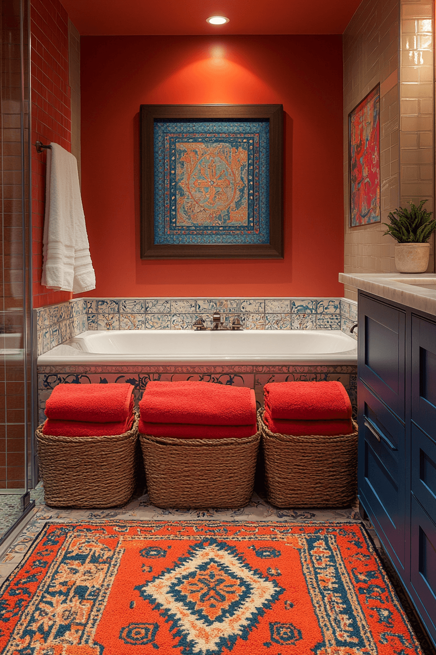 dopamine decor bathroom