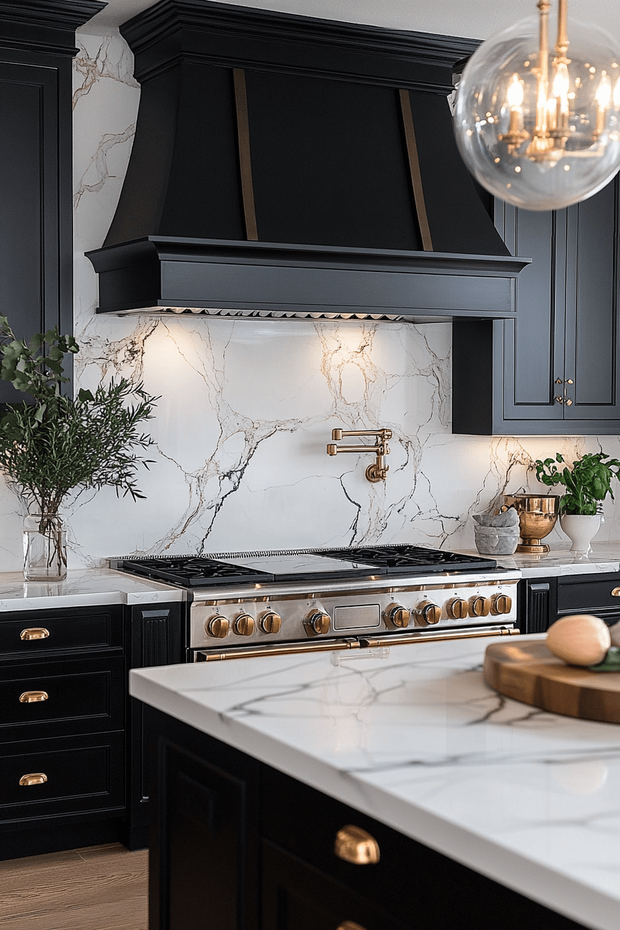 marble backsplash kitchen