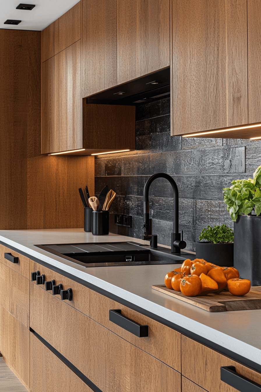 Olive Green Cabinets Kitchen