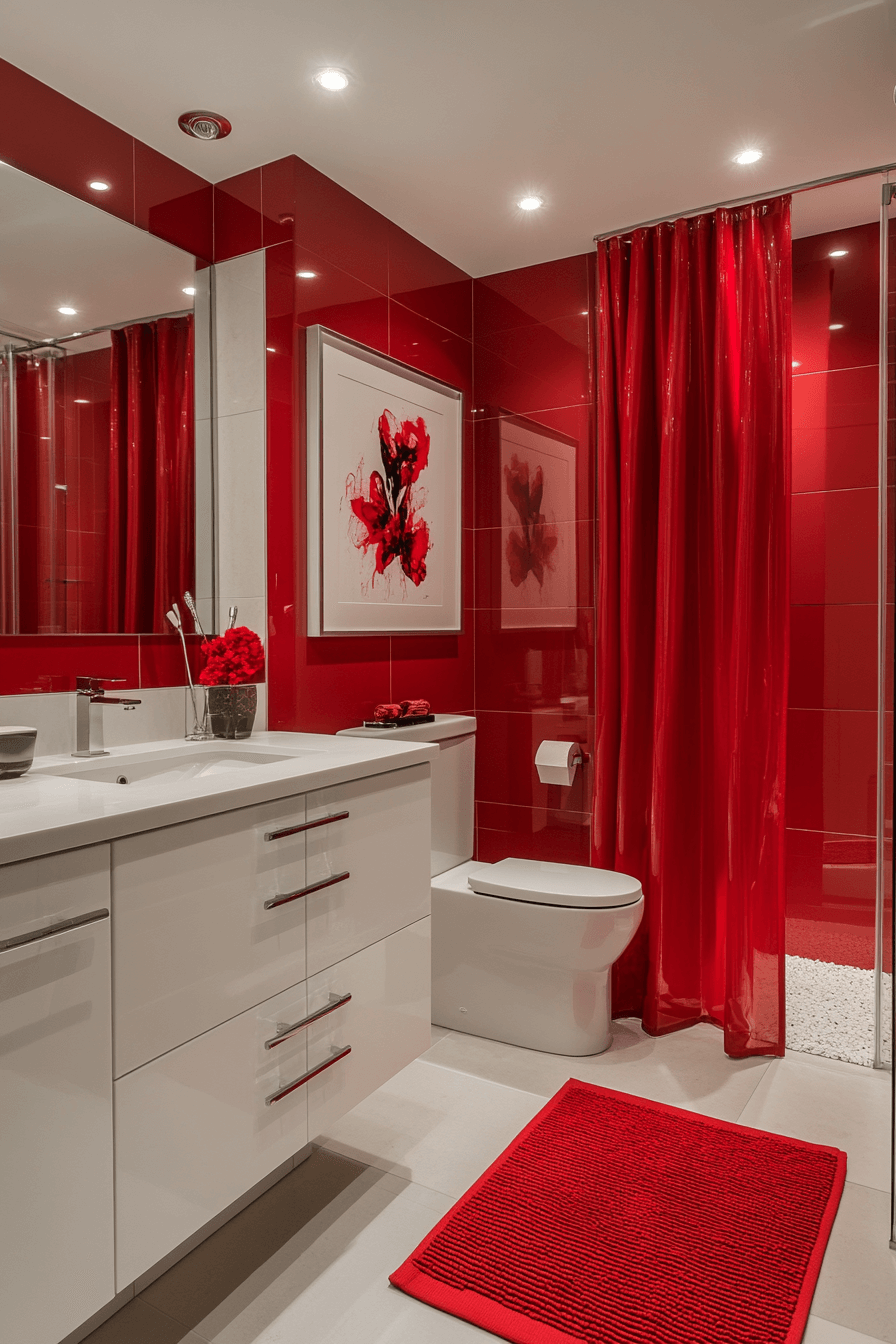 dopamine decor bathroom