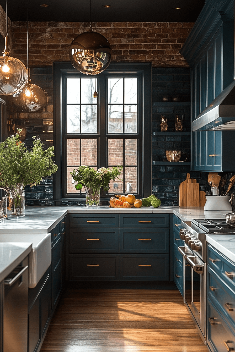 Olive Green Cabinets Kitchen