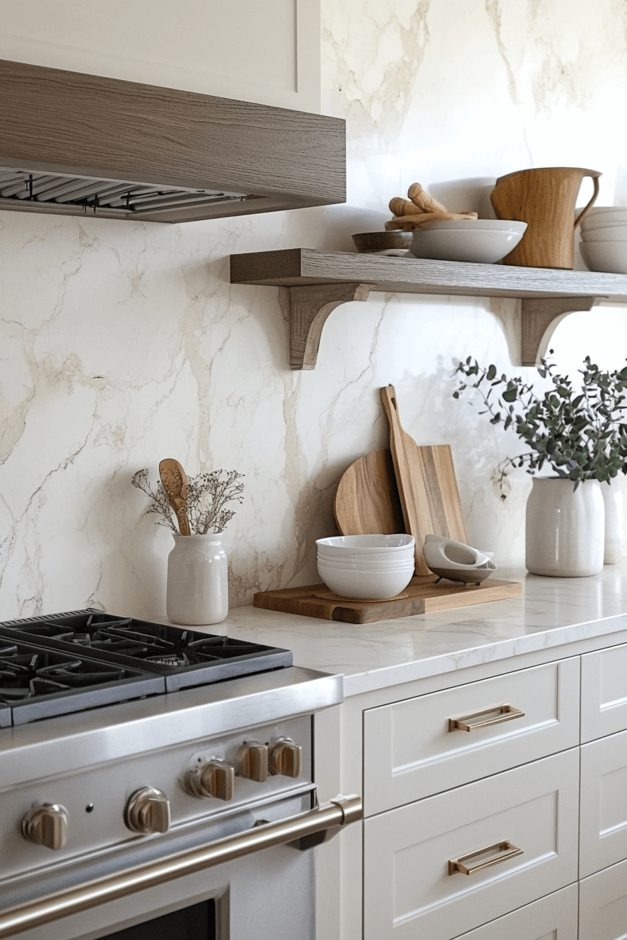 marble backsplash kitchen
