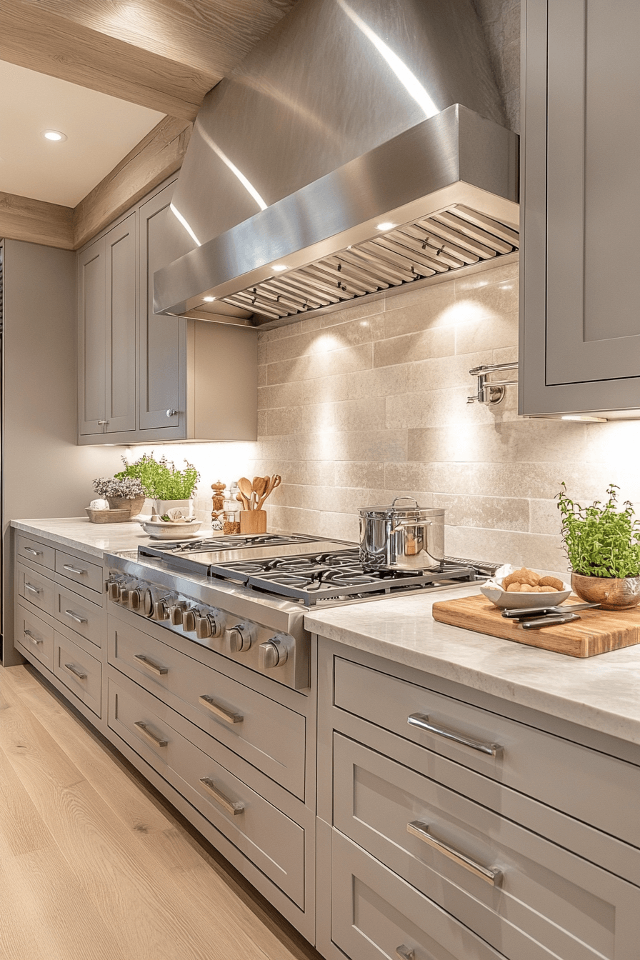 stone backsplash kitchen