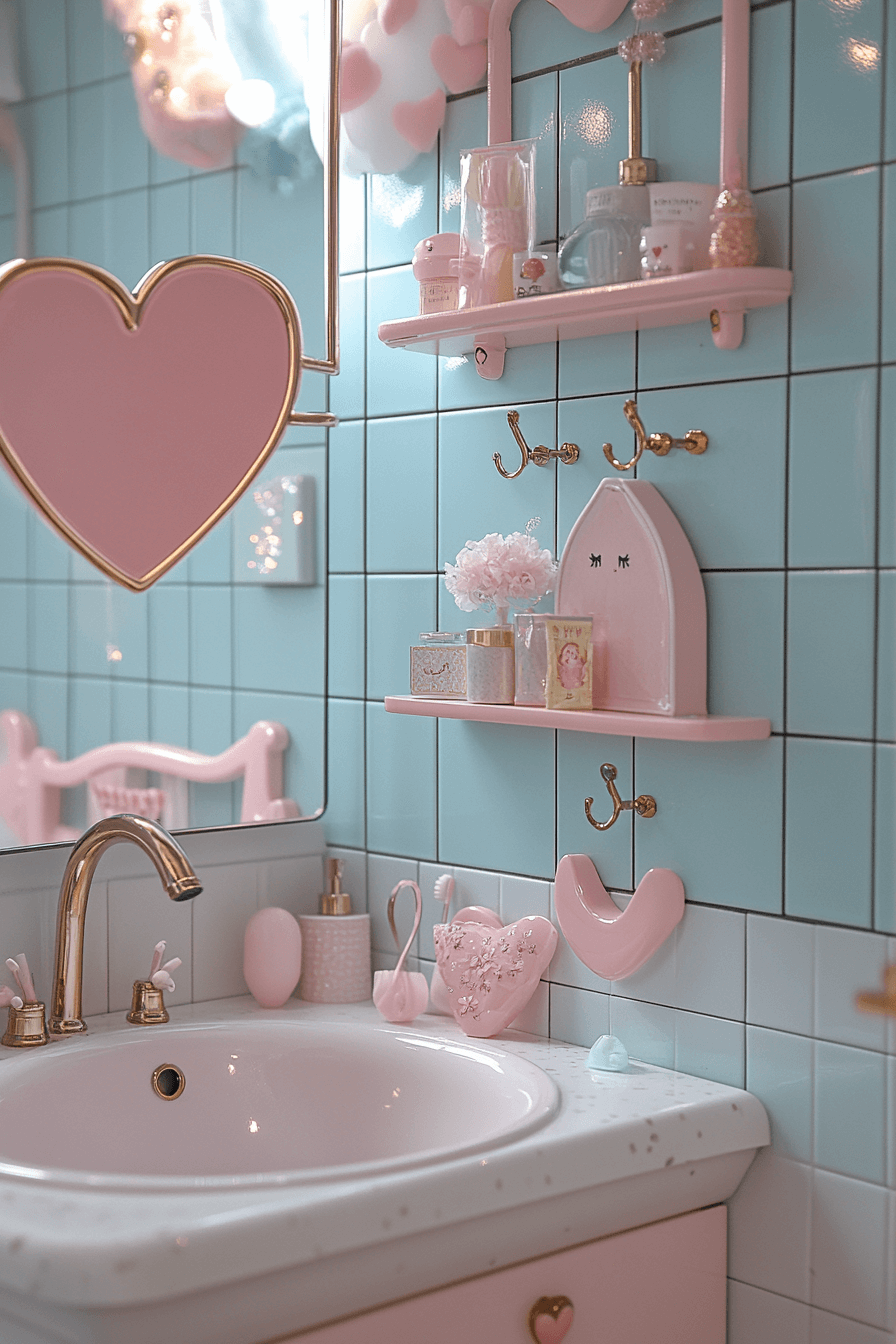 dopamine decor bathroom