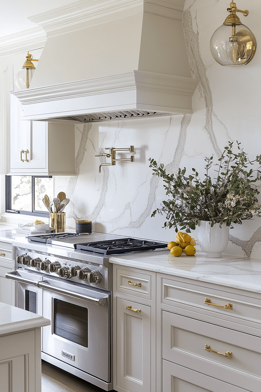 marble backsplash kitchen
