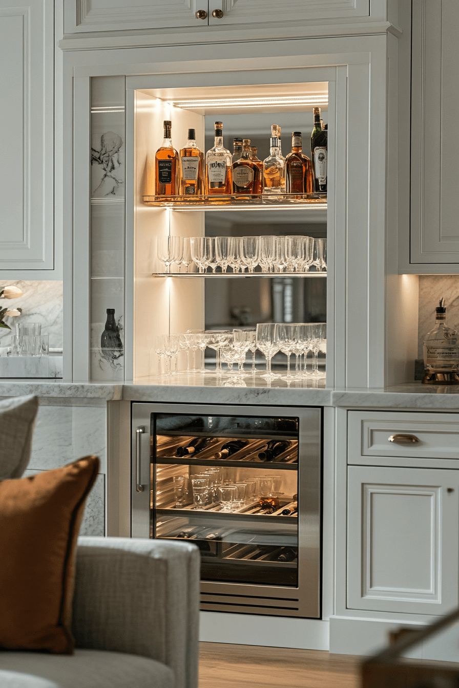 Sampling Mini Bar 29 Mini Bar Ideas Small Spaces That Make Entertaining Extra Fun - Learn ...