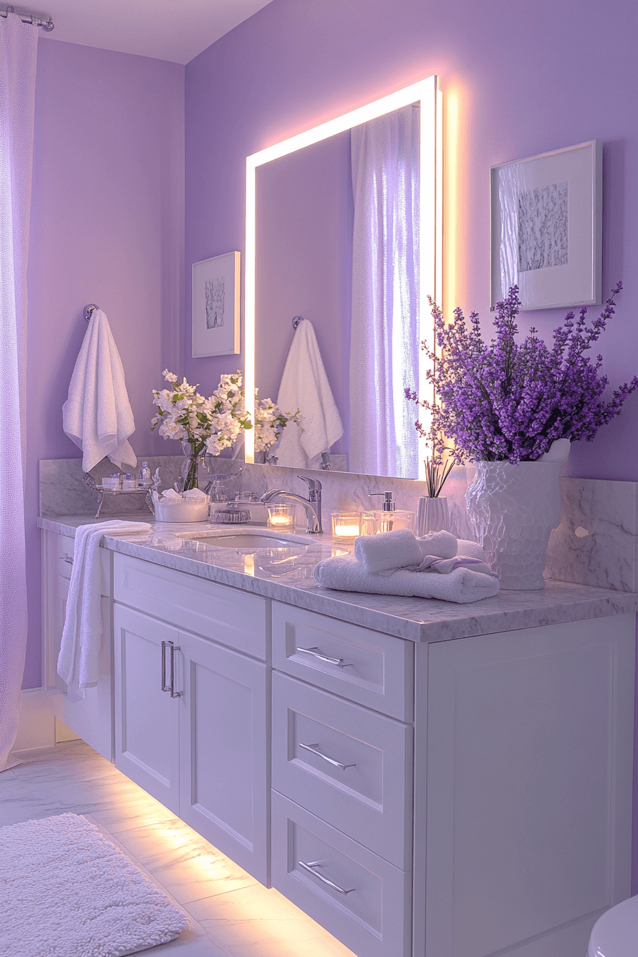 dopamine decor bathroom